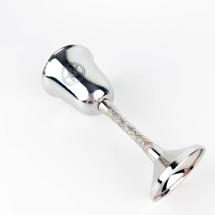 GREENROOTS USA LLC - Wholesale Wine Glass - Pentagram Stainless Steel Chalice 4 3/4"H5