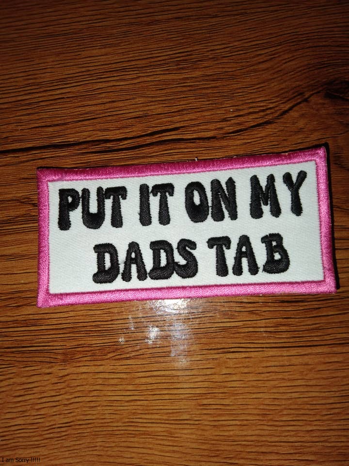 Mets-le sur les patchs Dads Tab. pour la vente par Icon Punch