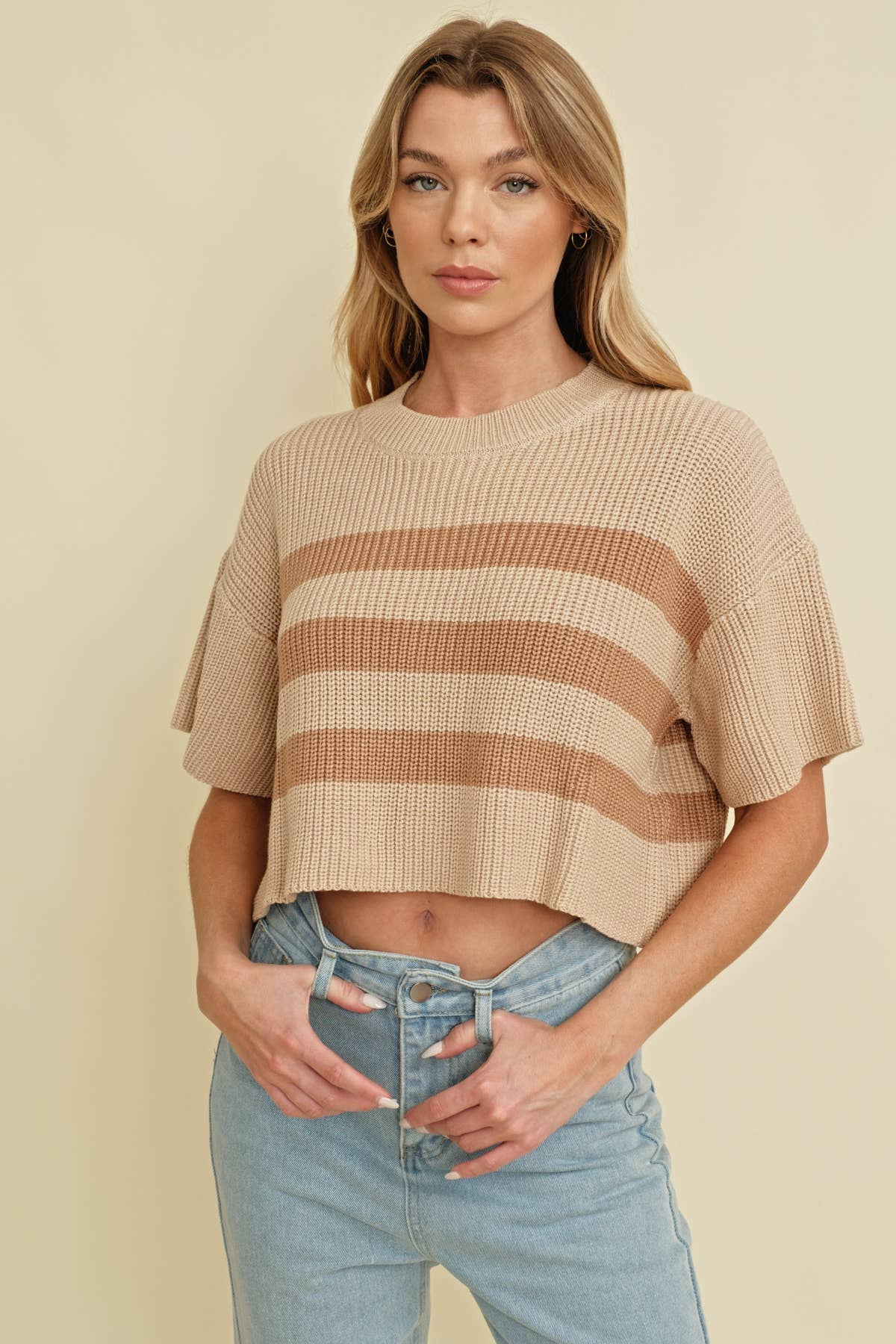 Cloud Ten - Venta al por mayor Jersey de punto - Mujer - CSW11399D - JERSEY DE PUNTO ACANALADO0