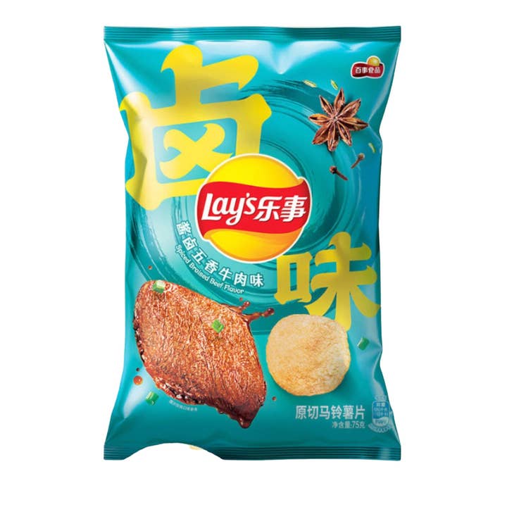 L&F Universal Goods - Wholesale Chips - Lay’s Chips Five Spice Beef 22/70g (CHINA)