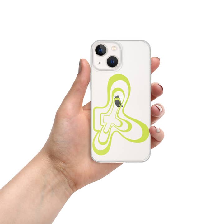 Kickback Club - Wholesale Phone Case - Women's - Groovy Flower Clear Case for iPhone®6