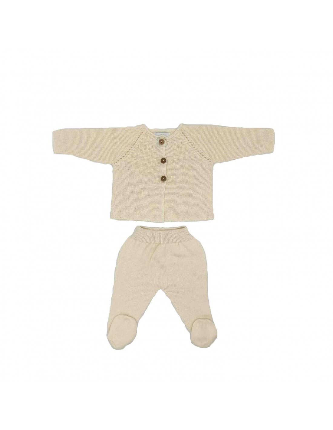 micu micu - Wholesale Clothing Set - Baby - Newborn Pack links Ecru2
