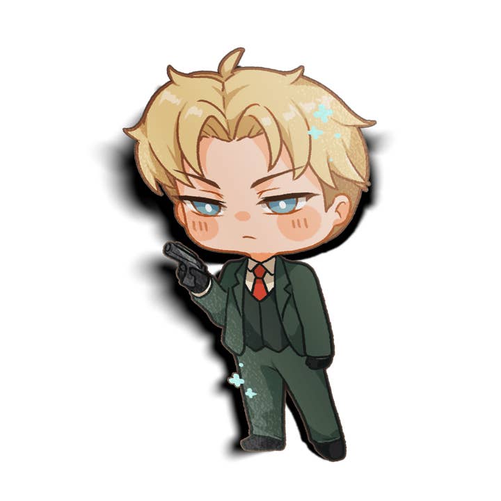 LOID FORGER CHIBI MINI STICKER { SPY X FAMILY } for wholesale by Usagi x Usagi, LLC