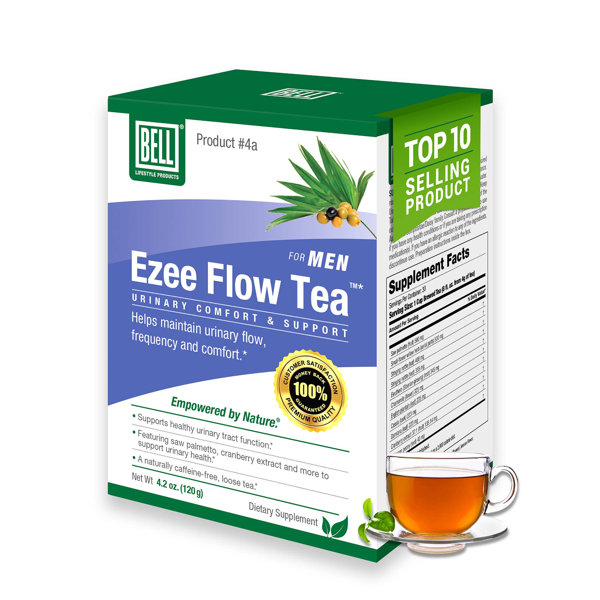 Bell Lifestyle Products Inc. - Wholesale Health/Detox Tea - Ezee Flow Tea™ - Supports Men’s Urinary Flow & Comfort0