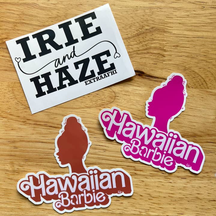 Irie and Haze - Wholesale Sticker - Hawaiian Barbie sticker1