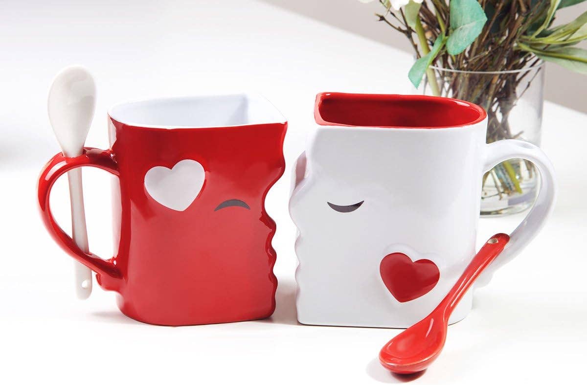 VIGOR - Wholesale Coffee Mug - Kissing Coffee Mugs Gift Set with Gift Box3