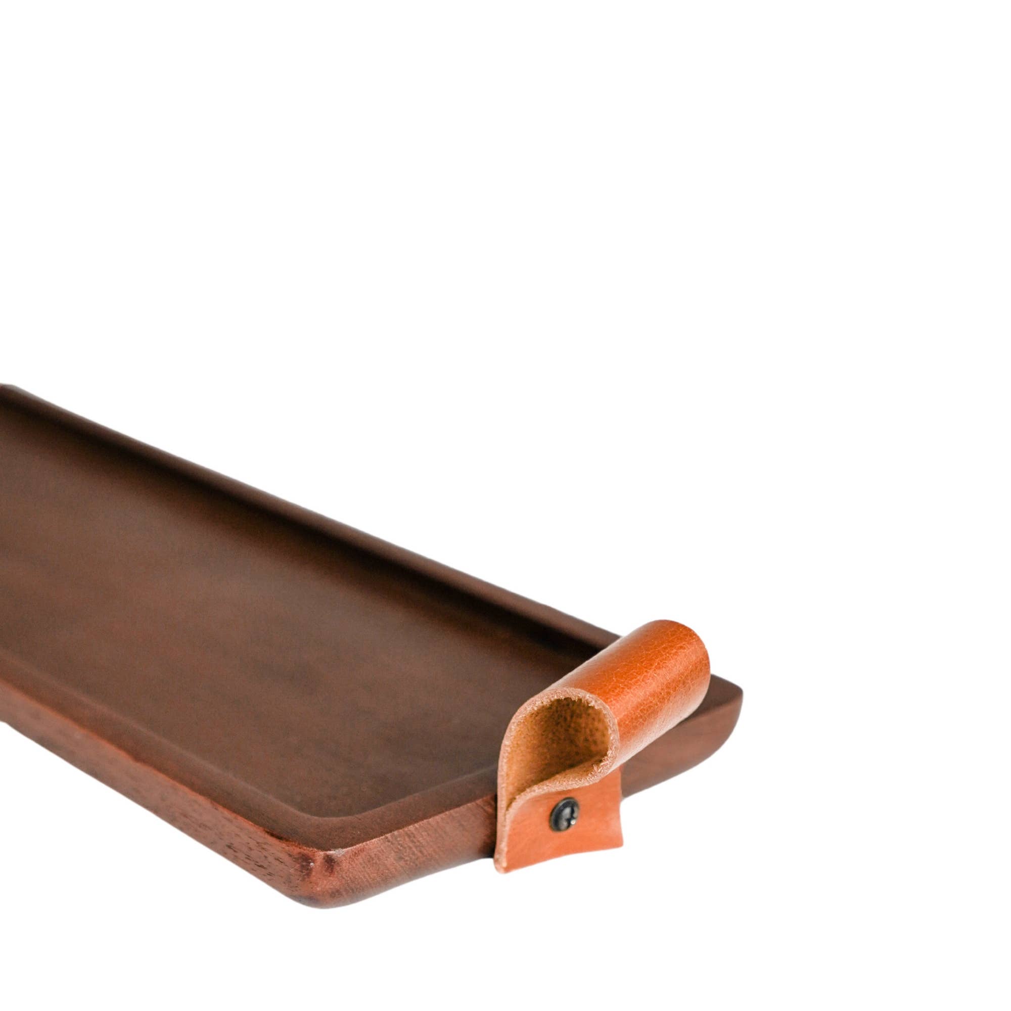Ivyline – wholesale Candle holder – Harvey Acacia Wood Walnut Wooden Candle Tray W50cm3