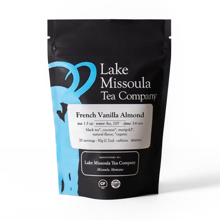 French Vanilla Almond for wholesale by Lake Missoula Tea Company