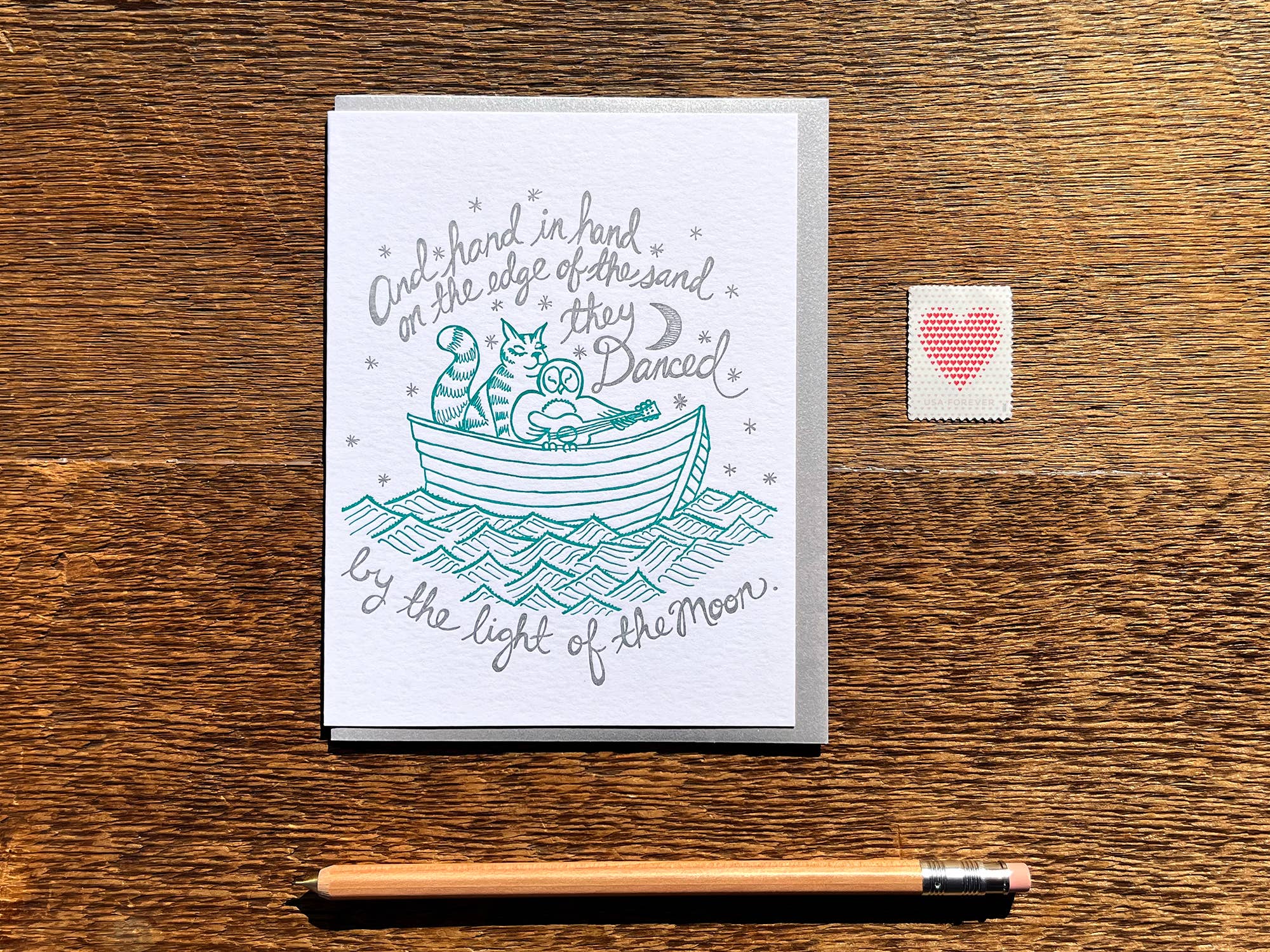 Noteworthy Paper & Press - Wholesale Love Card - Hand in Hand Card1