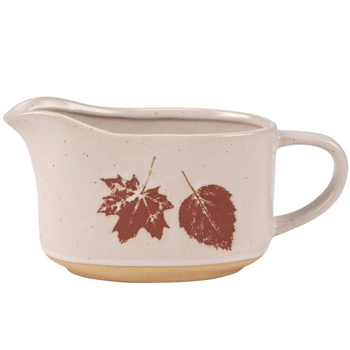Fall Leaves Gravy Boat for wholesale by Primitives by Kathy