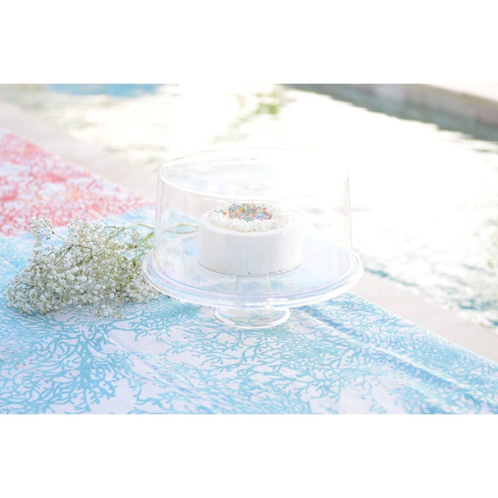 AULICA - Wholesale Cake Stand - Pedestal cake stand with straight dome 33.5x33.5x27cm3