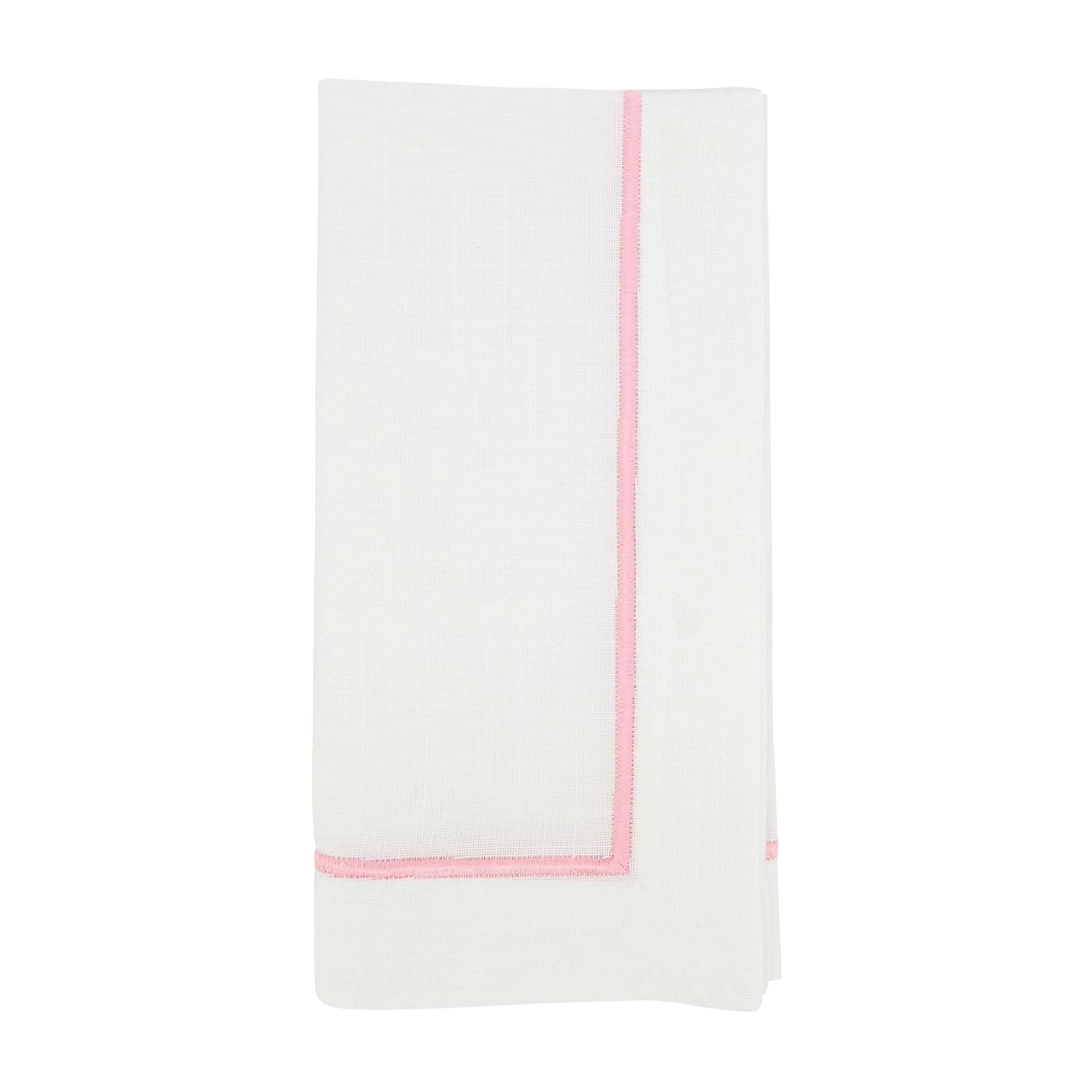 Saro Lifestyle - Wholesale Dinner & Cloth Napkin - Embroidered Line Design Napkin28