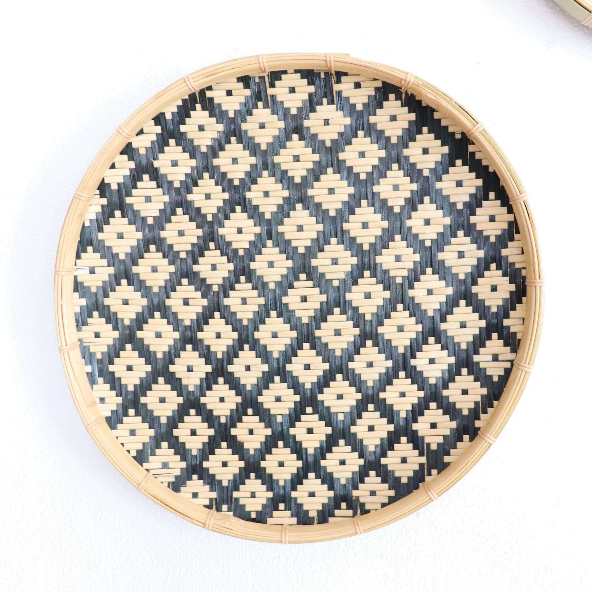 Thaihomeshop - Wholesale Dimensionele/3D-muurkunst - A TI NUCH - Muurkunst Decor Hangset van 2 (Zwart en Blauw)2