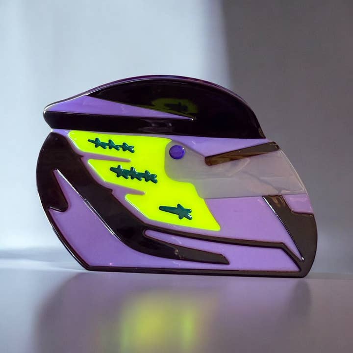 Lewis Hamilton Helmet Hair Claw/Clip for wholesale by FuchsiaPinks