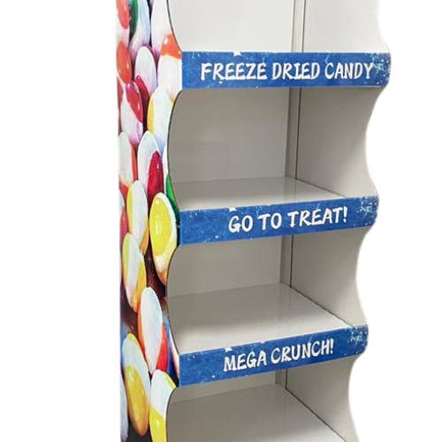 The Freeze Dried Candy Store - Wholesale Retailer Display - Food & Drink - 75 PC cardboard Shipper Floor Display2