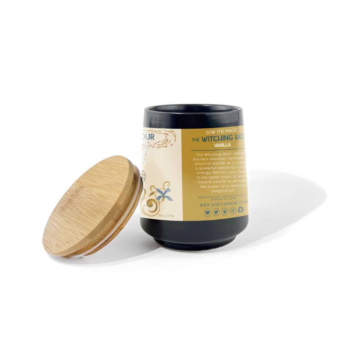 Sow the Magic - Wholesale Jar/Filled Candle - The Witching Hour Garden Candle in Vanilla2