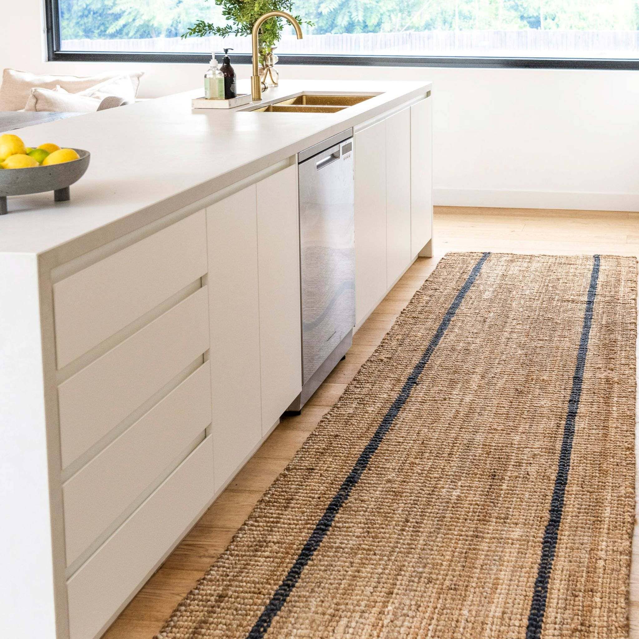 North Avalon - Wholesale Runner Rug - Bailey | Stripe Jute Bouclé Runner2