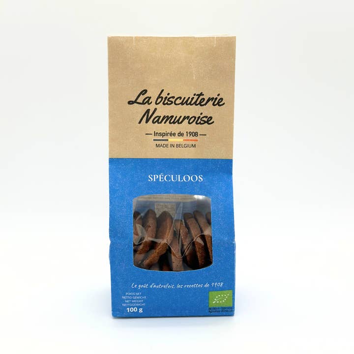 Biscuits - Speculoos - ORGANIC (BAG 100g) for wholesale by La Biscuiterie Namuroise