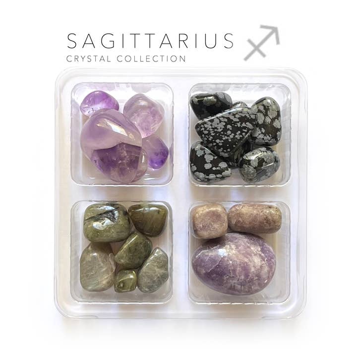 Crystal Grids – wholesale Andlig sten/kristall – Skytten Zodiac - jumbo - Kristaller och Stenar presentförpackning