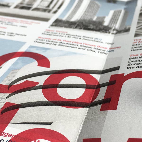 Blue Crow Media - Venta al por mayor Mapas - Mapa concreto de Nueva York2