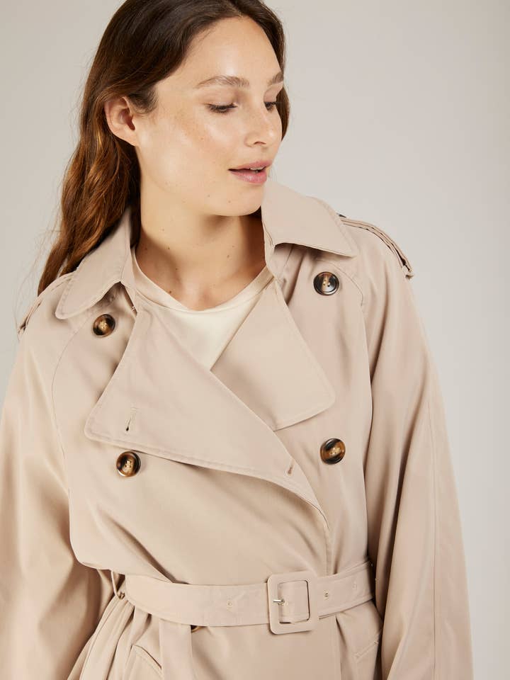 Andy & Lucy - Wholesale Trench Coat - Women's - MELVINE - Classic cotton trench coat