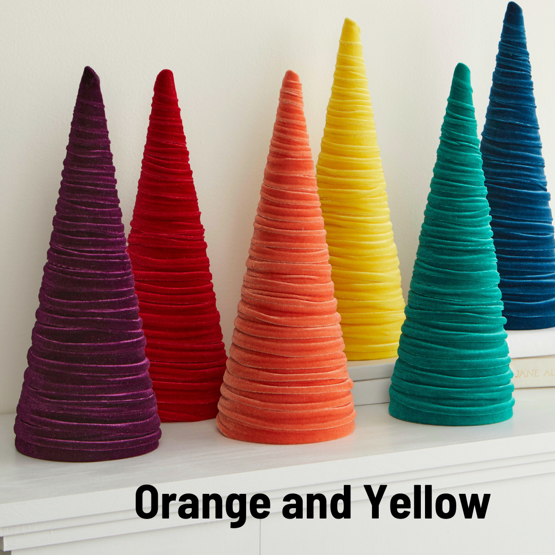 Your Heart's Content - Wholesale Decorative Tabletop Object - Trees Velvet Small, Elegant Bookshelf, Spring Elegance, Gift2