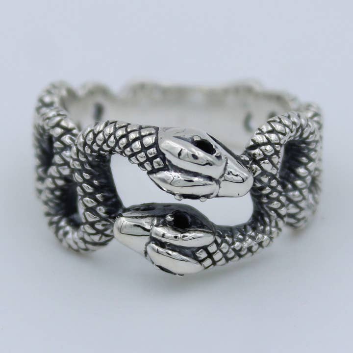 925 Sterling Silver Anaconda Snake Ring - Snake Jewelry for wholesale by Silvex Jewelry
