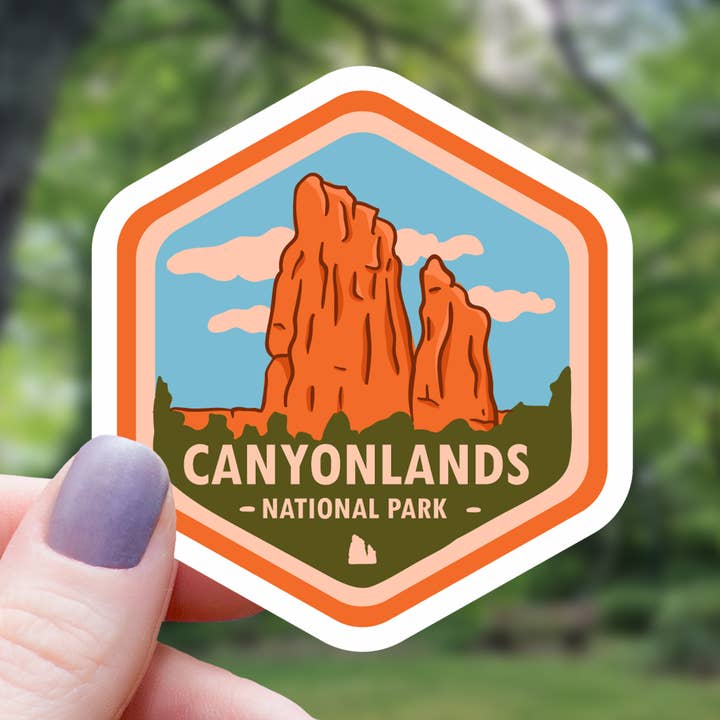 Canyonlands National Park Sticker - 3" for wholesale by Mimic Gaming Co