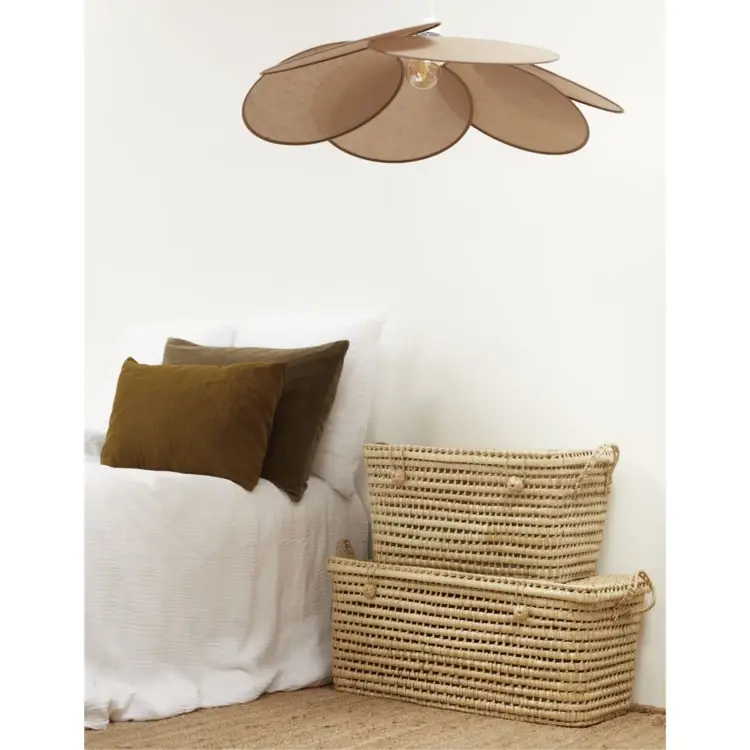 Collection Maroc – Carrinho de compras por atacado – Baú de Folha de Palmeira 80 cm2