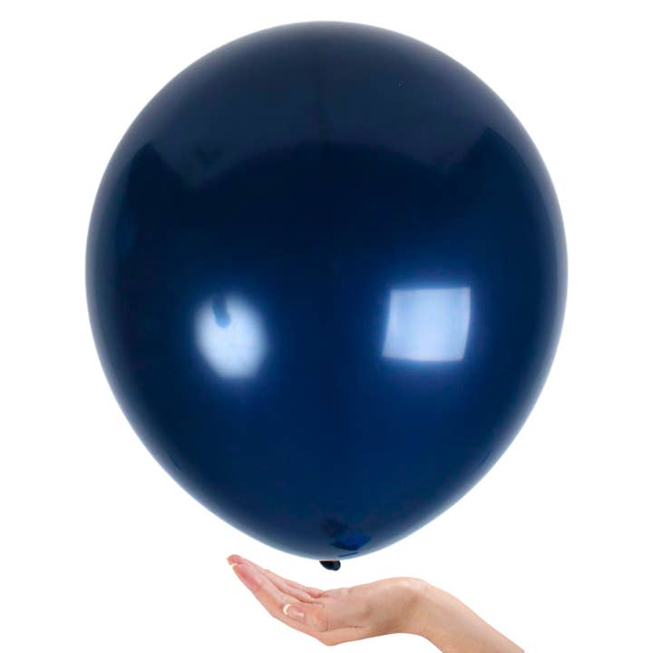 Navy Blue Balloons - 18 Inch Latex Balloons for wholesale by Treasures Gifted