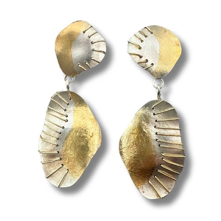 Abstracta Statement Øreringe for engroshandel hos Suzanne Schwartz Jewelry