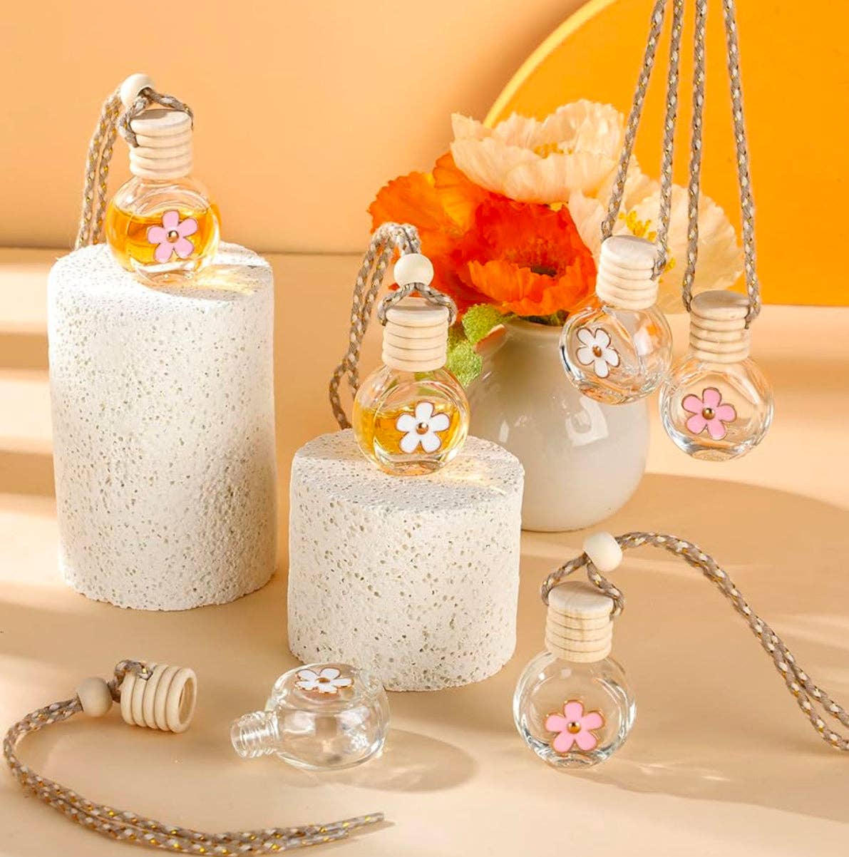 Poorely Made Crafts - Wholesale Car Freshener - Unisex - Acqua Di Gio Glass Car Diffuser Freshie - Pick your bottle13