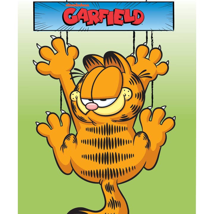 Silver Buffalo - Wholesale Throw Blanket - Garfield Hanging On 45" x 60" Fleece Throw *Flat Packed*
