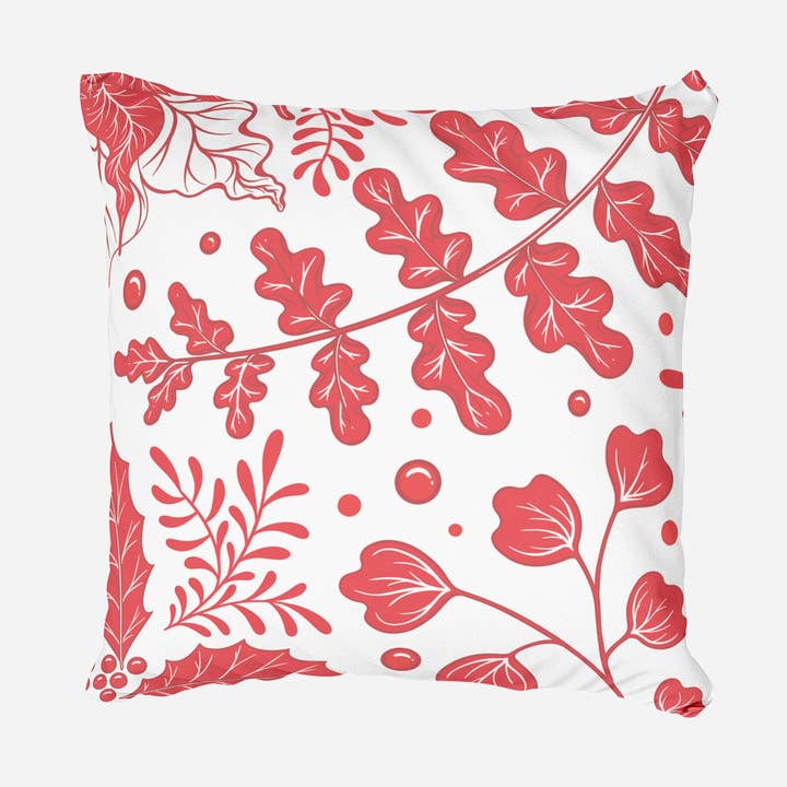 Almohada cuadrada «Festive Florals» para venta al por mayor de Papergem