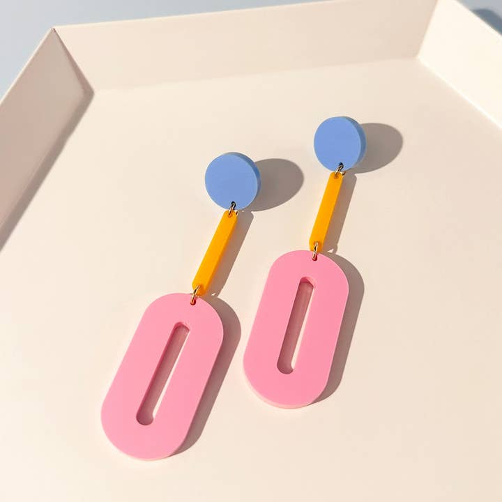 Combinist Goods - Wholesale Dangle Earrings - Oval Drop Earrings6