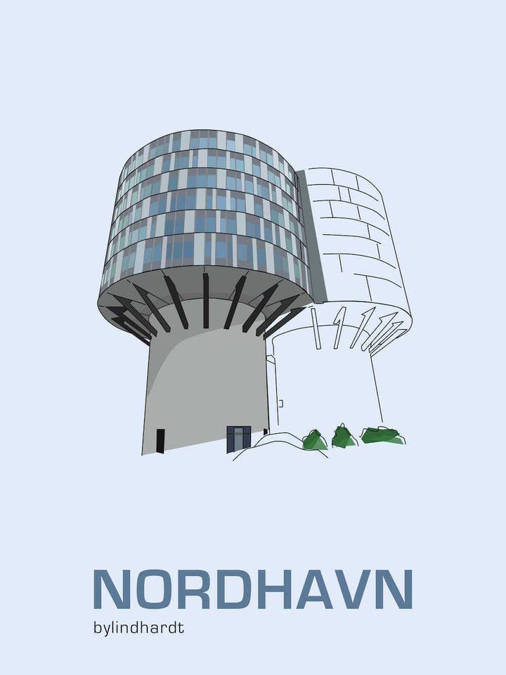 Nordhavn Portland Towers for engroshandel hos bylindhardt