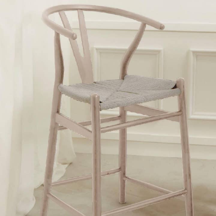 Acacia Home - Wholesale Chair - Pia Wishbone Counter Stool