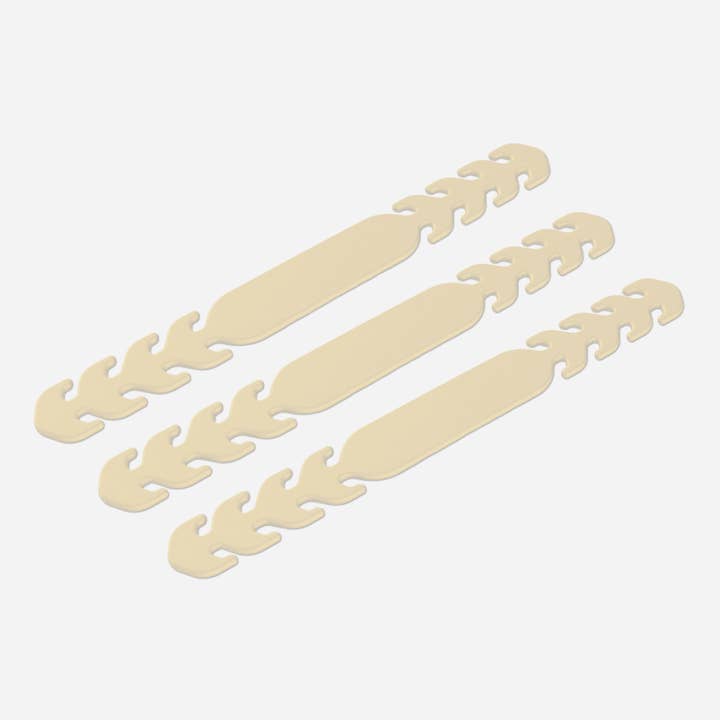 Confezione da 3, salvaspazio naturale. per la vendita all'ingrosso da parte di Pocket Square Clothing