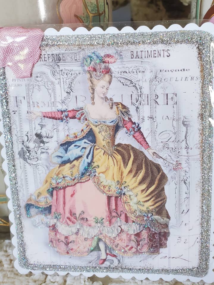 Gift Tag Marie Antoinette for wholesale by Little Heart Designs