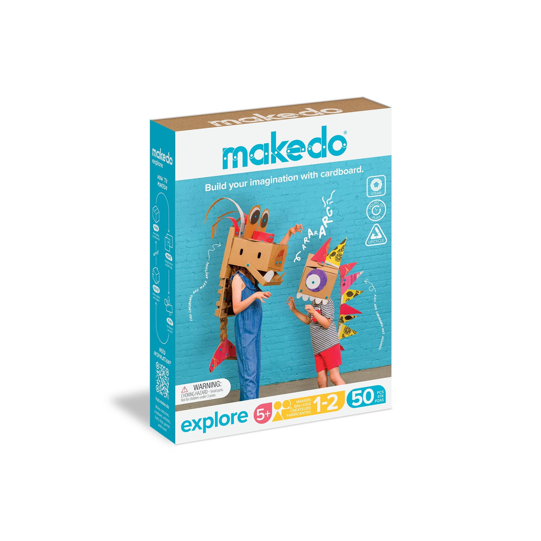 Makedo Australia - Wholesale Building set – Child - Explore Kit | Makedo Cardboard Construction for 1-2 Makers15