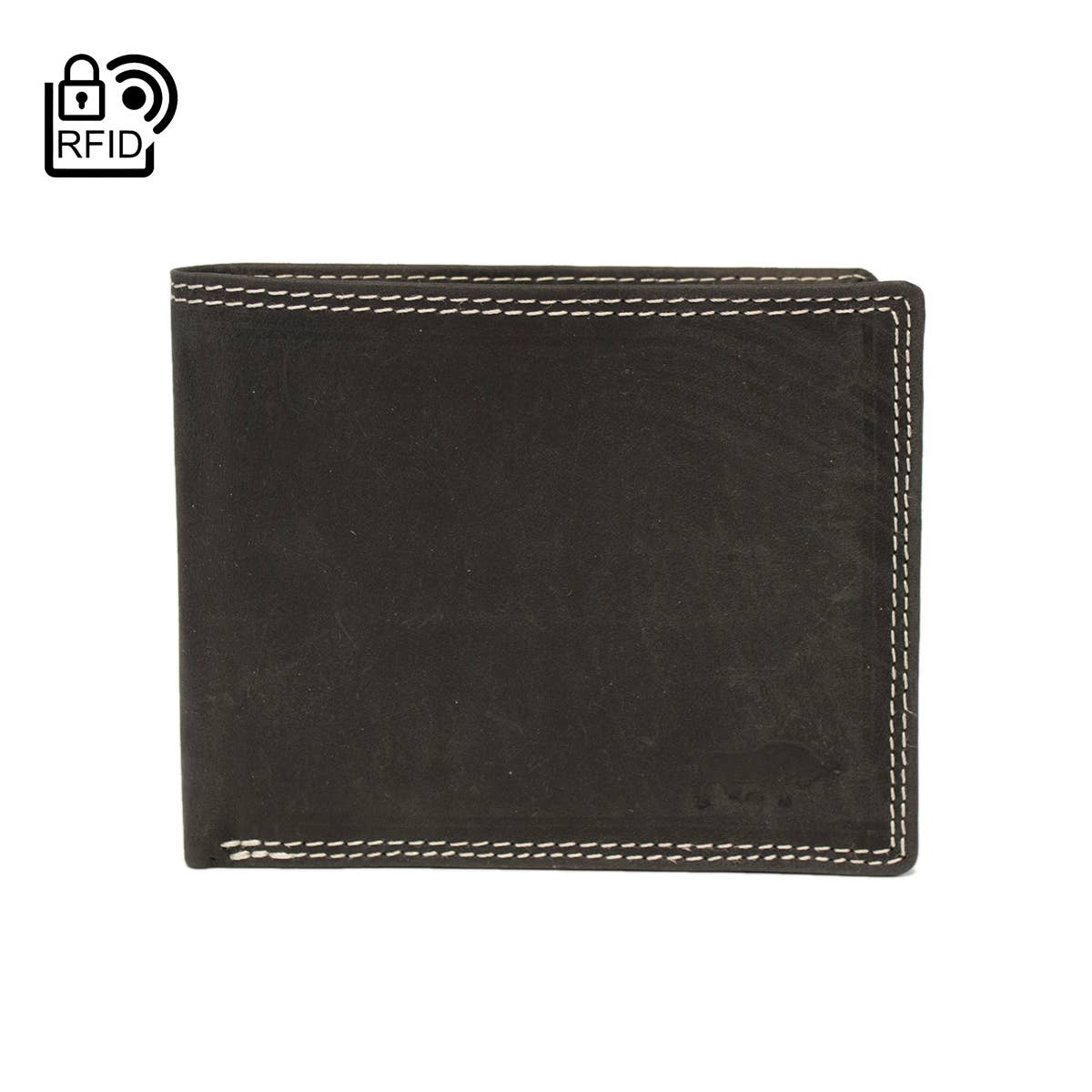 Arrigo - Wholesale Wallet - Men's - Men Billfold Wallet Buffalo Leather With Compact Model RFID0