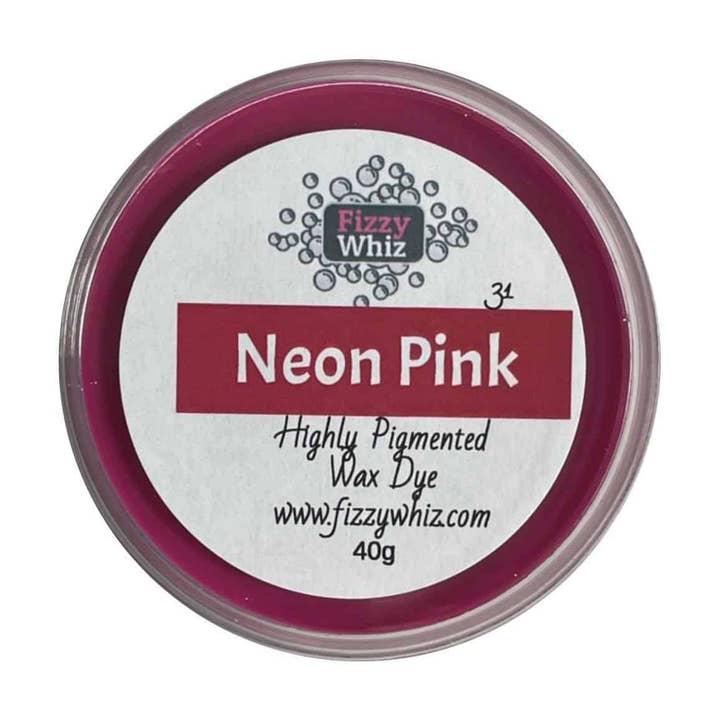 Tinte Cera Rosa Neón Bote 40g para venta al por mayor de Fizzy Whiz