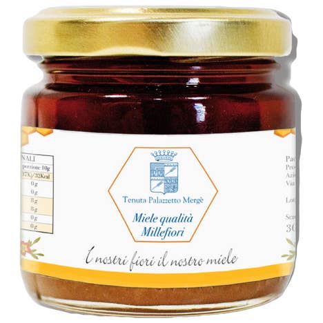 Tenuta Palazzetto Mergè - Wholesale Honey - Wildflower Honey 300g | Tenuta Palazzetto