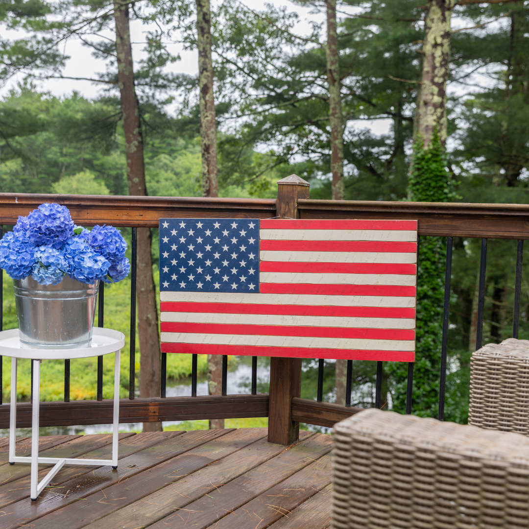 Rustic Marlin Personalized Home Decor - Wholesale Sign - Classic Wooden American Flag5