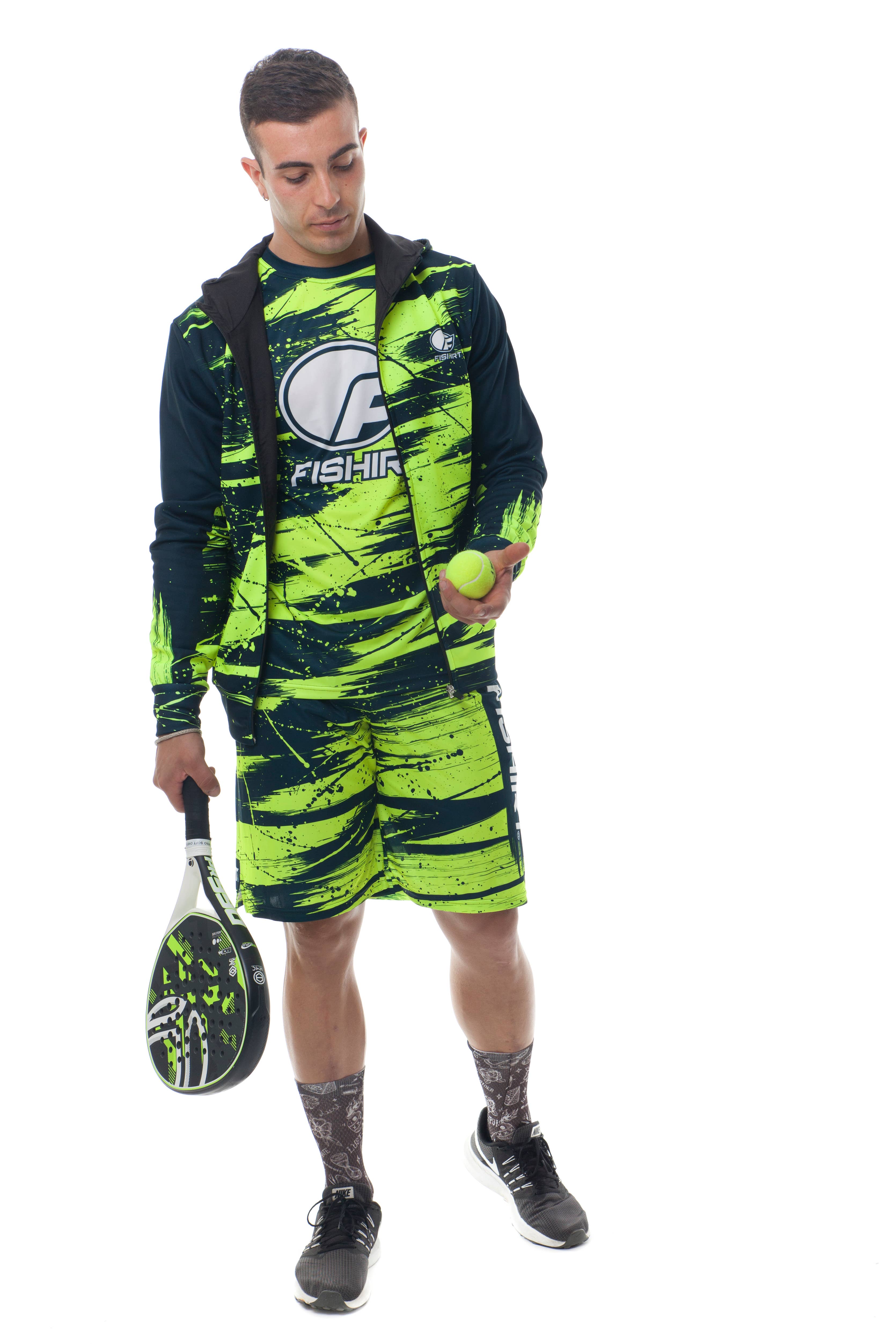 Fishirt - Vendita all'ingrosso Pantaloncini sportivi - Uomo - Padel Short- Pantaloncino Padel SMASH con le tasche7