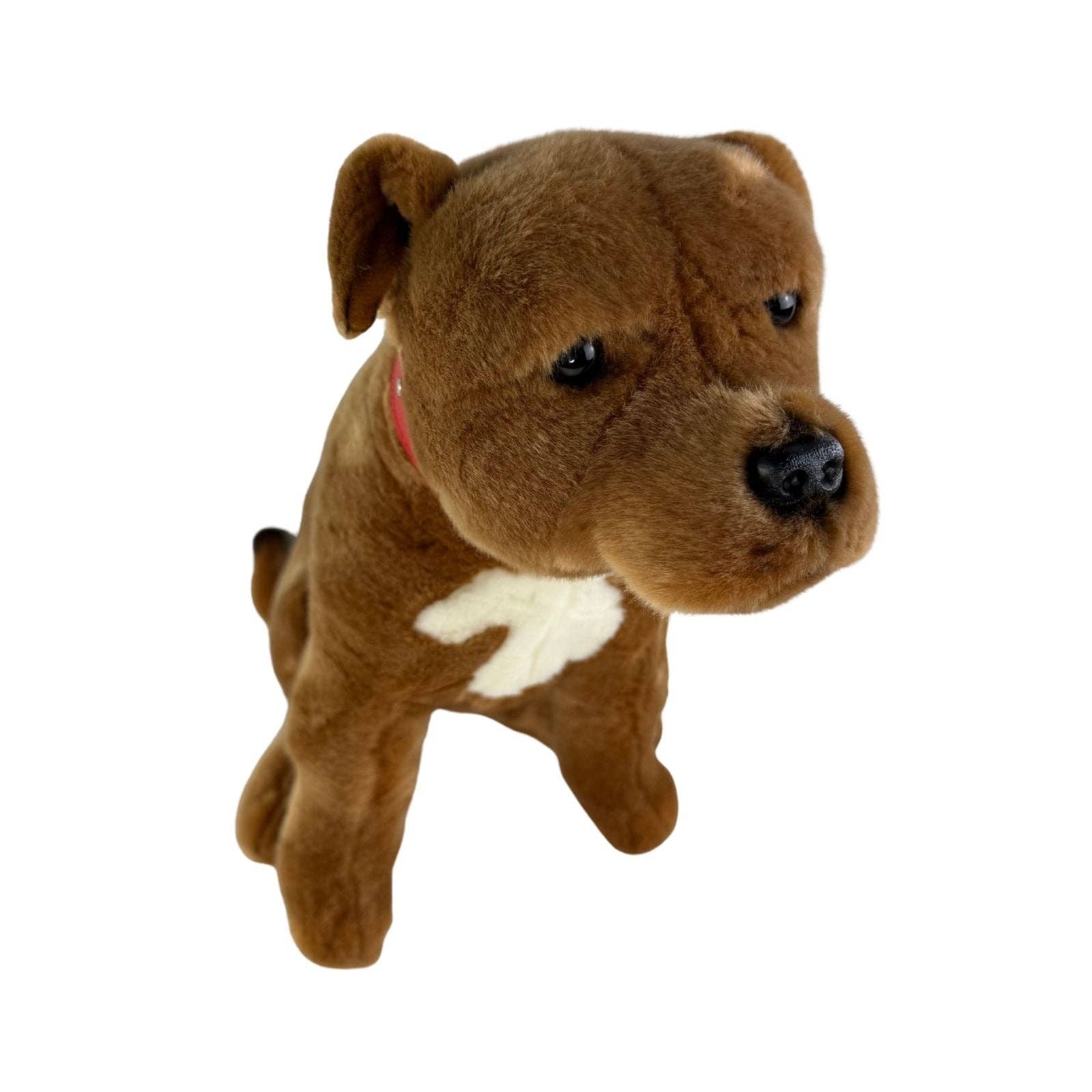 Bocchetta Plush Toys - Wholesale Stuffed/Plush Toy - Kids & Baby - Lester - Staffy - 32cm sitting, brown7