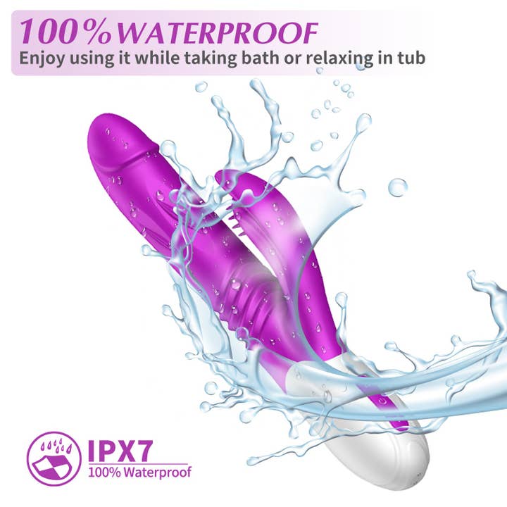 Playful Toy Wholesale - Wholesale Sex Toy - Thrusting Rabbit Vibe for Women with 7 Vibration Modes