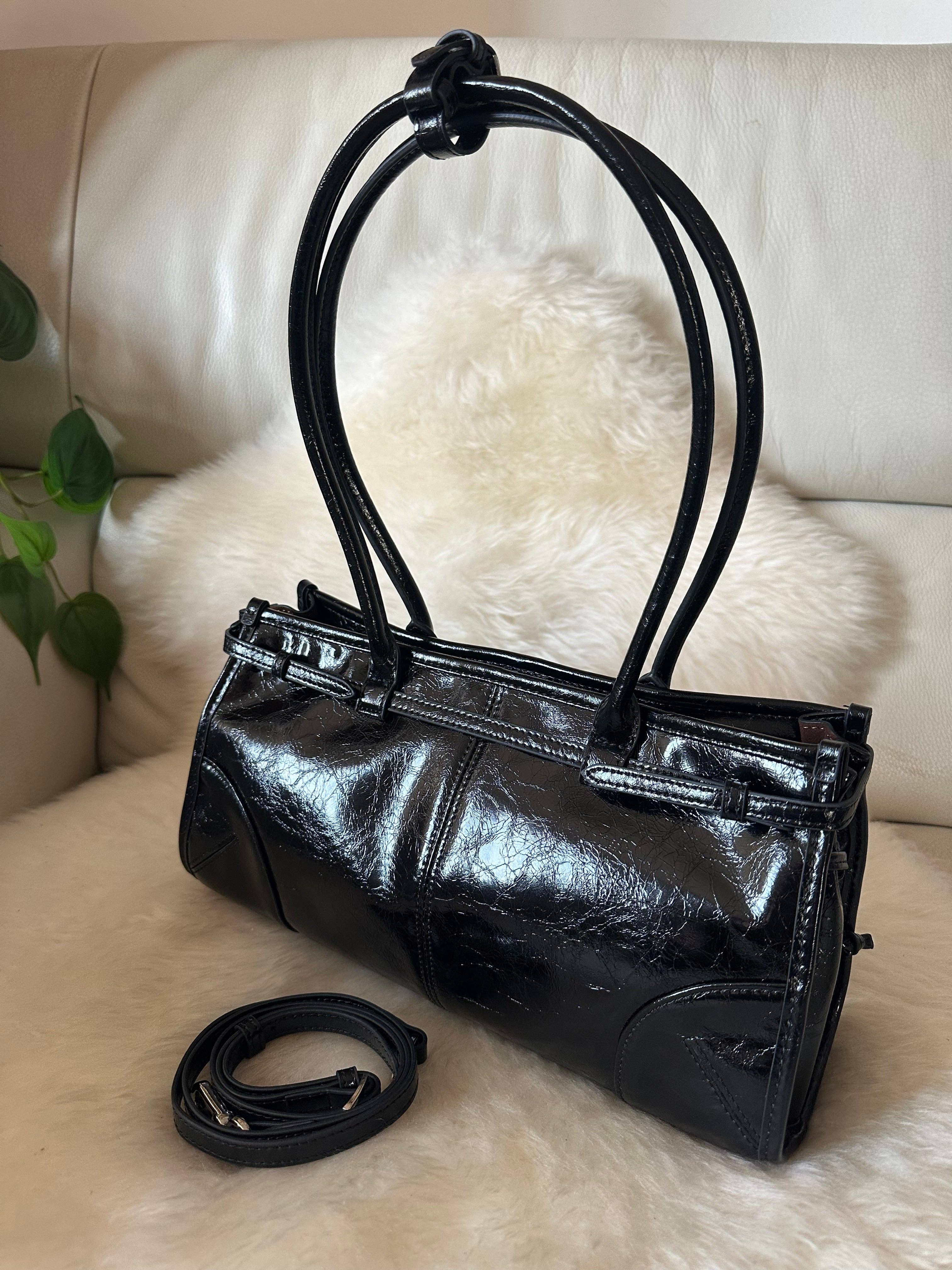 Zhade – Bolsa de ombro – Mulher por atacado – ASTRID - Bolsa de couro genuíno brilhante16