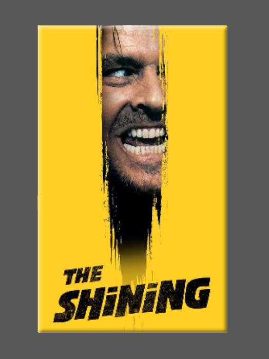THE SHINING, Magnet, Button, Mirror, Fridge Magnet, YELLOW for wholesale by Ba Ba Buttons