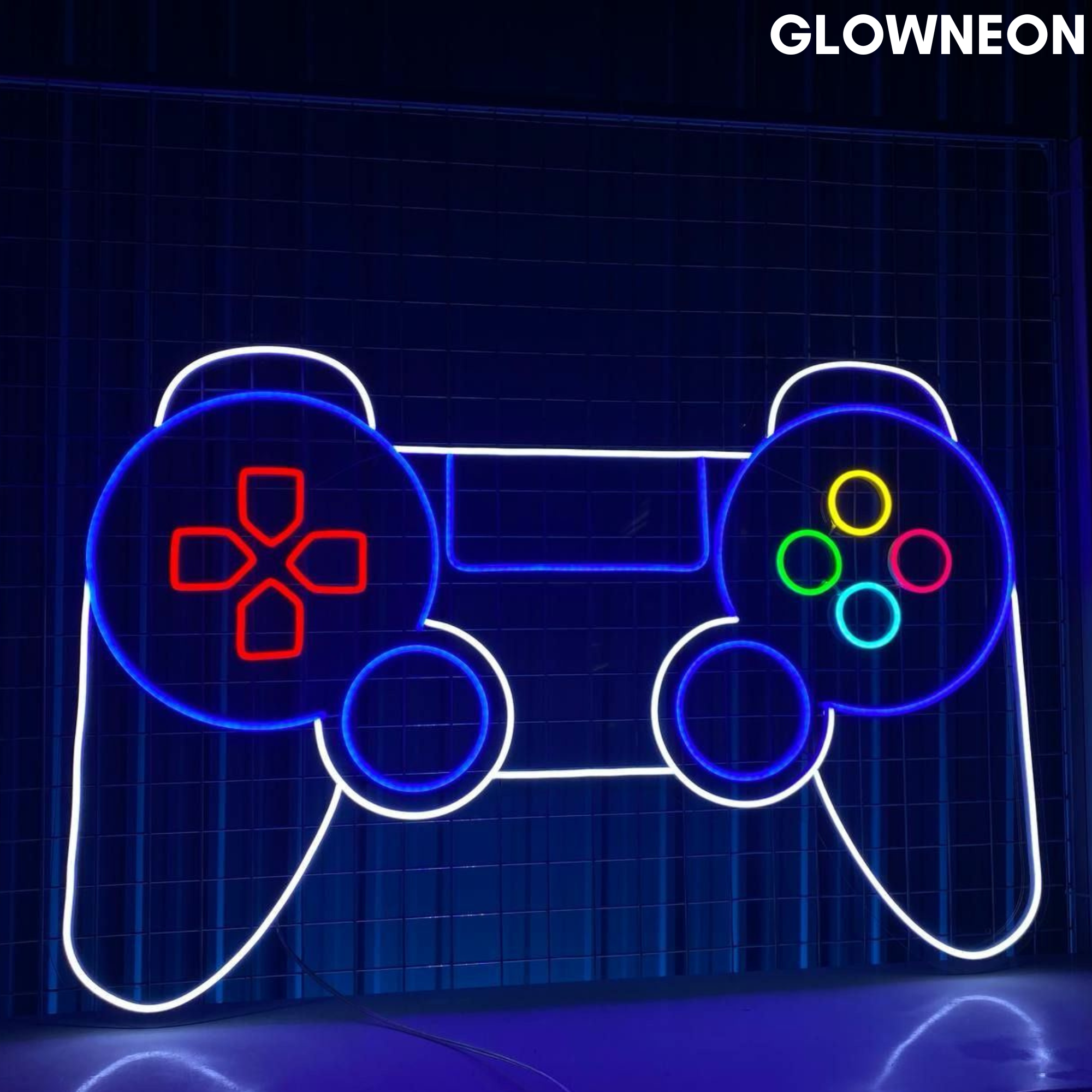 Glow Neon - Wholesale Neon Sign - Gamepad Wall Art Led Light, Game Room Neon Sign, Bedroom Art1